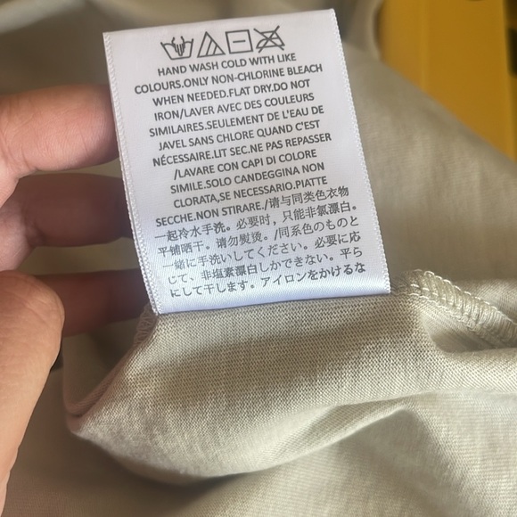 NWT Fear of God Essentials Football Tee 'Wheat' - Picture 7 of 7